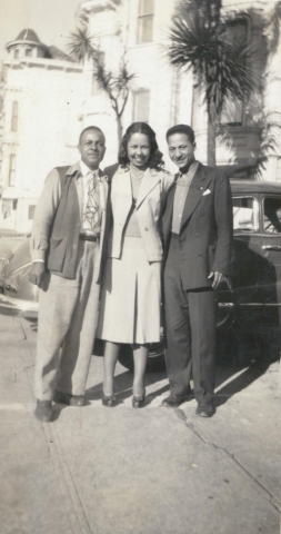 Elbert and Regina Bass With Ben Smith