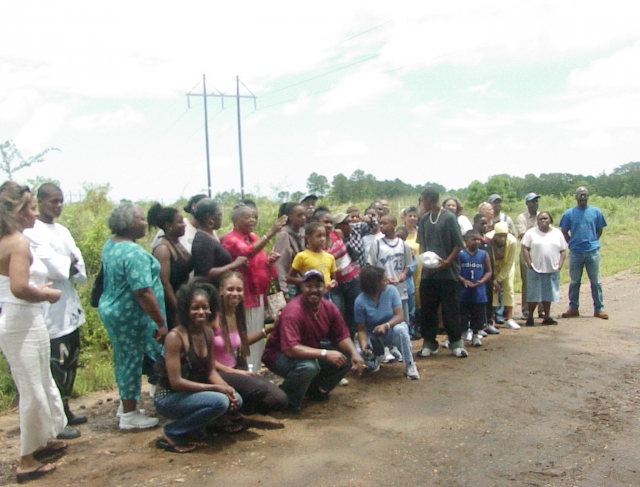  STANDING ON OLD HOME SITE