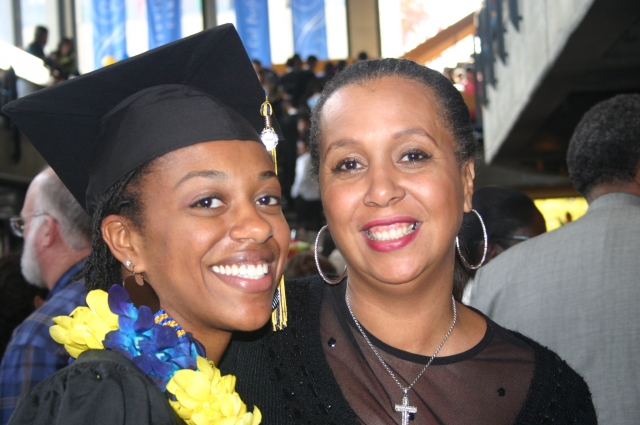 Sheryl Guillory with Auntie Laura