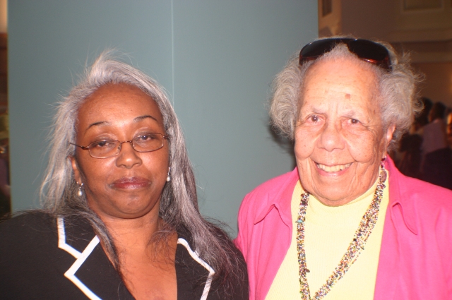 Loretta with Mrs. Regina Bass