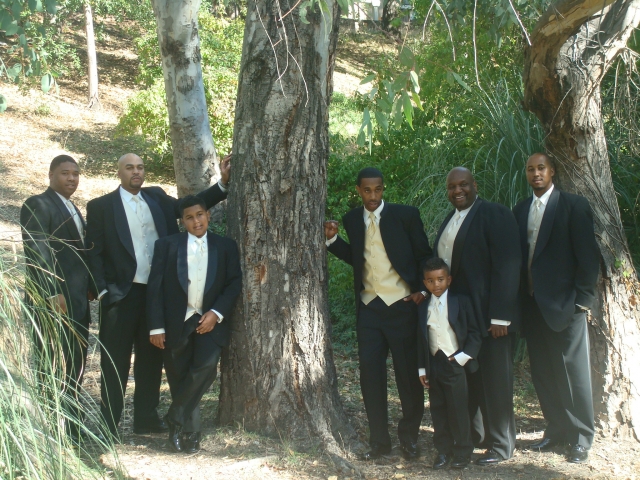 Seven men standing under a big tree, one is getting married...Who can it be?
     MACEO